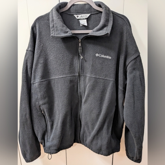 COLUMBIA, Steens Mountain, Full-Zip Fleece Jacket. Charcoal. Size XXL. - Picture 1 of 9